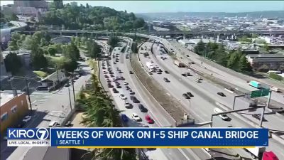 I-5 Drivers Face Gridlock as Ship Canal Bridge Closes