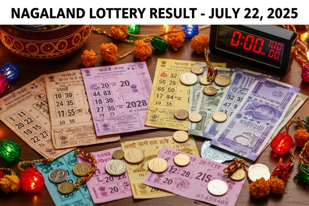 Nagaland Lottery Live Result: July 22, 2025 Winning Numbers