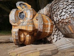Giant Trash Trolls Warn Against Pollution in Ireland