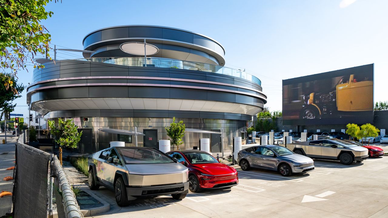 Tesla’s Coolest Innovation Yet: Inside Its Futuristic Drive-In Diner