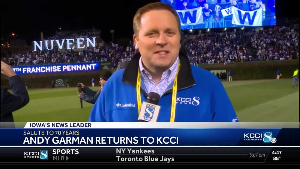 Andy Garman Returns to KCCI for Memorable Sports Stories