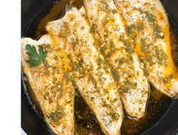 Baked Rainbow Trout with Cajun Garlic Butter
