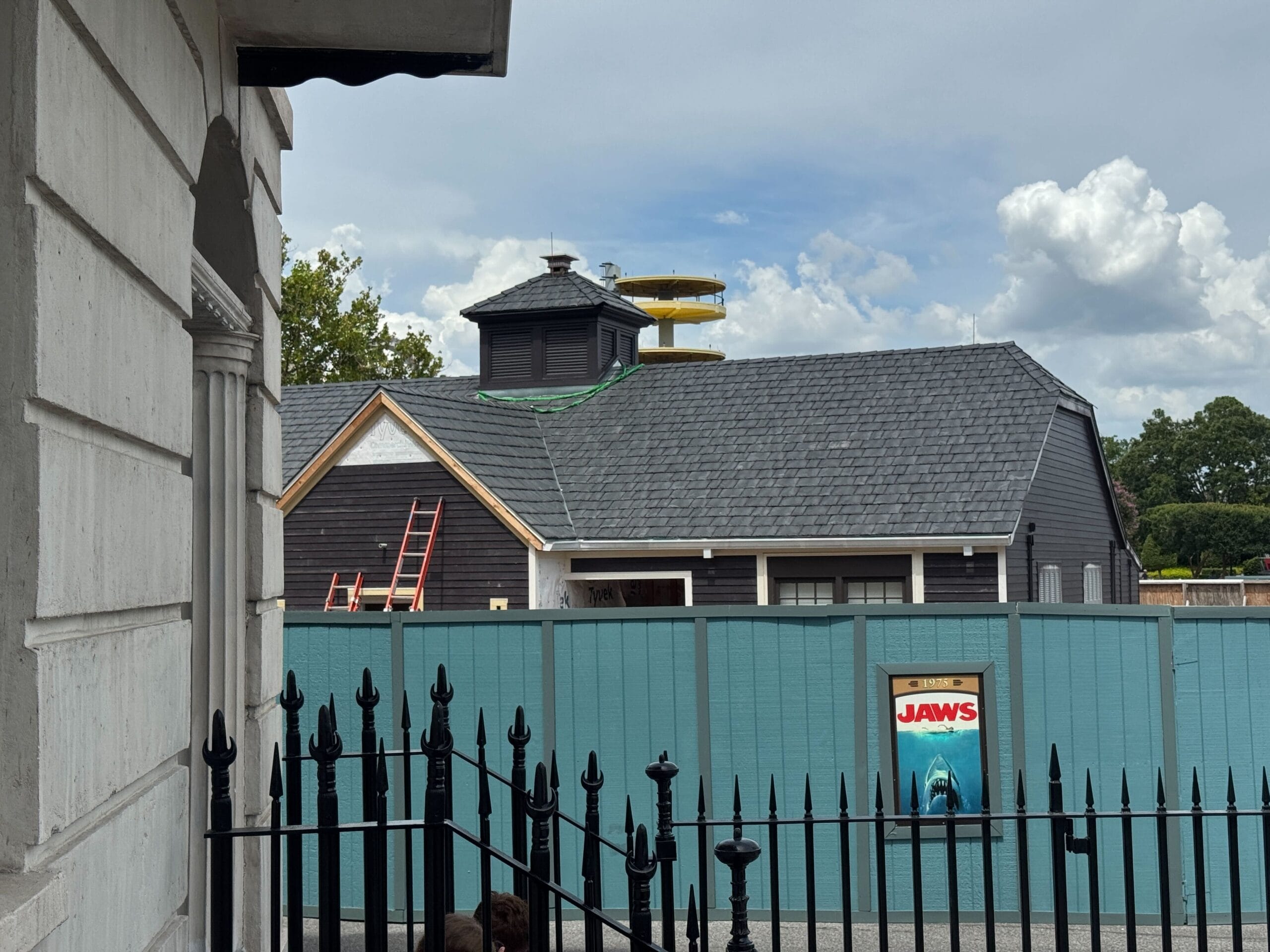 New Siding Nearly Finished for Jaws Bathroom at Universal Studios Florida