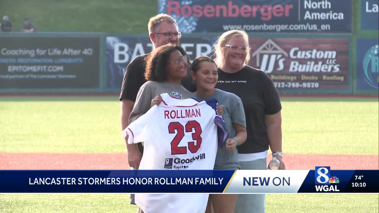 Lancaster Stormers Honor Rollman Family After Tragic Loss