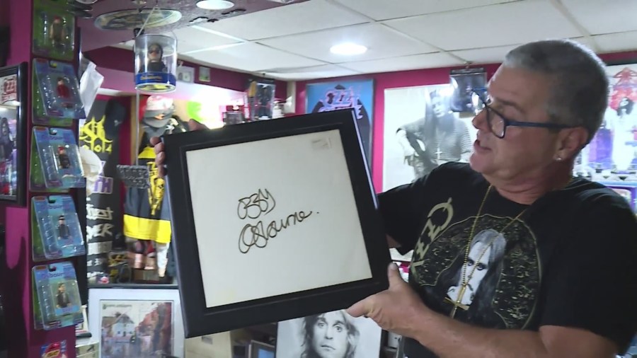 StL Fan Honors Ozzy Osbourne Through Treasured Memorabilia