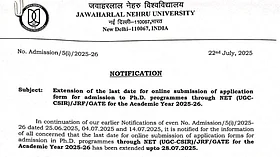 JNU PhD 2025: Extended Deadline July 28 – Apply Now
