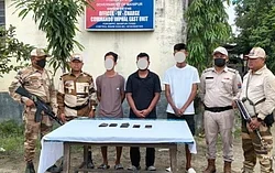 Manipur Police Arrest 3 PREPAK Cadres in Imphal West; Seize Arms, Explosives Across State Manipur Police Arrest 3 PREPAK Cadres in Imphal West; Seize Arms, Explosives Across State