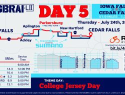 RAGBRAI Day 5: Evening in the Big City