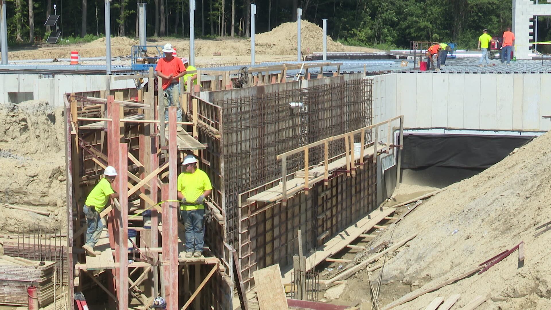 New Lodge at Potato Creek State Park Under Construction