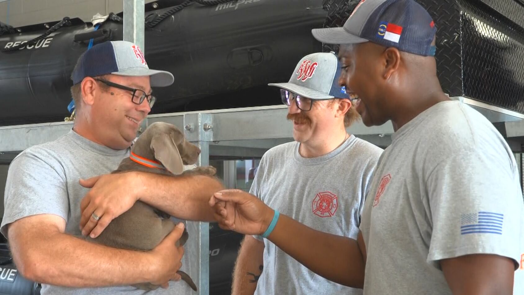 Washington Fire-Rescue-EMS Greets New Therapy Dog Ash