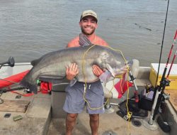 86-Pound Monster Catfish Caught in River