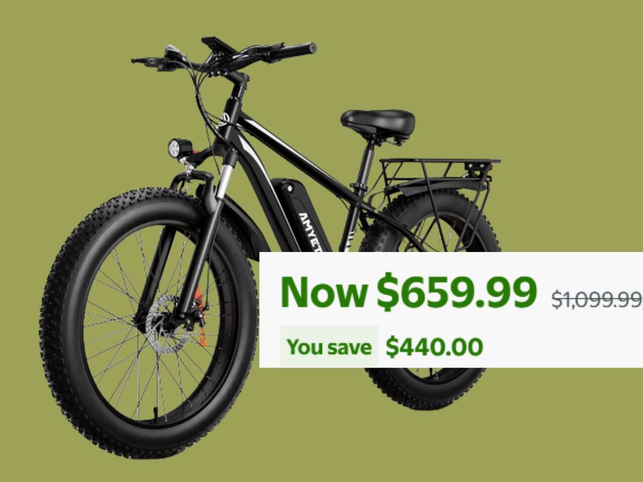 40% Off Fat Tire E-Bike at Walmart Flash Sale