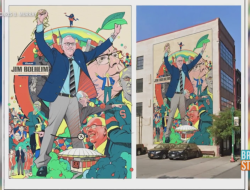 Artist Reveals Insights Behind Armory Square Mural Design Artist Reveals Insights Behind Armory Square Mural Design
