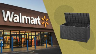 Walmart Sells  100-Gallon Deck Box—Spacious and Sturdy Enough to Sit On