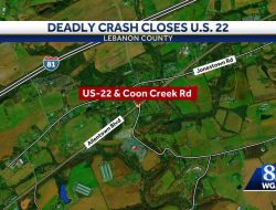 US-22 Reopens Following Fatal Crash in Lebanon County US-22 Reopens Following Fatal Crash in Lebanon County