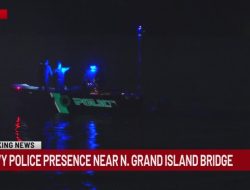 Police presence near North Grand Island Bridge