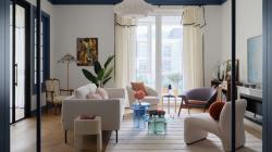 Scandinavian Simplicity Meets Color in Tiny Apartment Design