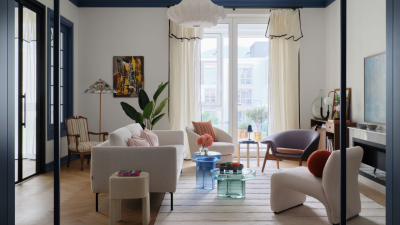 Scandinavian Simplicity Meets Color in Tiny Apartment Design