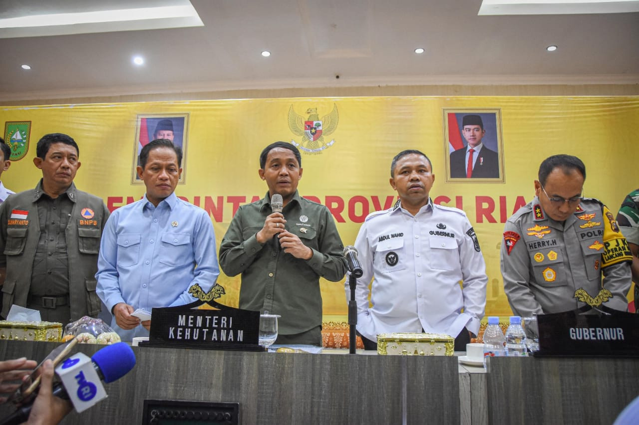 Titik Api di Riau Menurun, Ini Angkanya