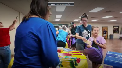Jackson County groups distribute free school supplies