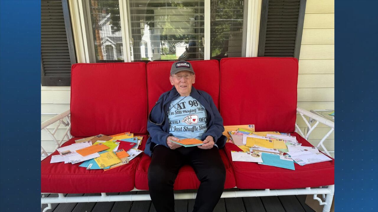 “Best Birthday Ever”: Hundreds Honor 98-Year-Old Norwood Man with Cards