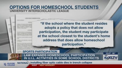 East Texas Schools Ditch UIL Homeschool Programs