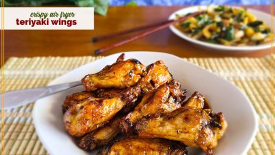 Crispy Air Fryer Teriyaki Wings