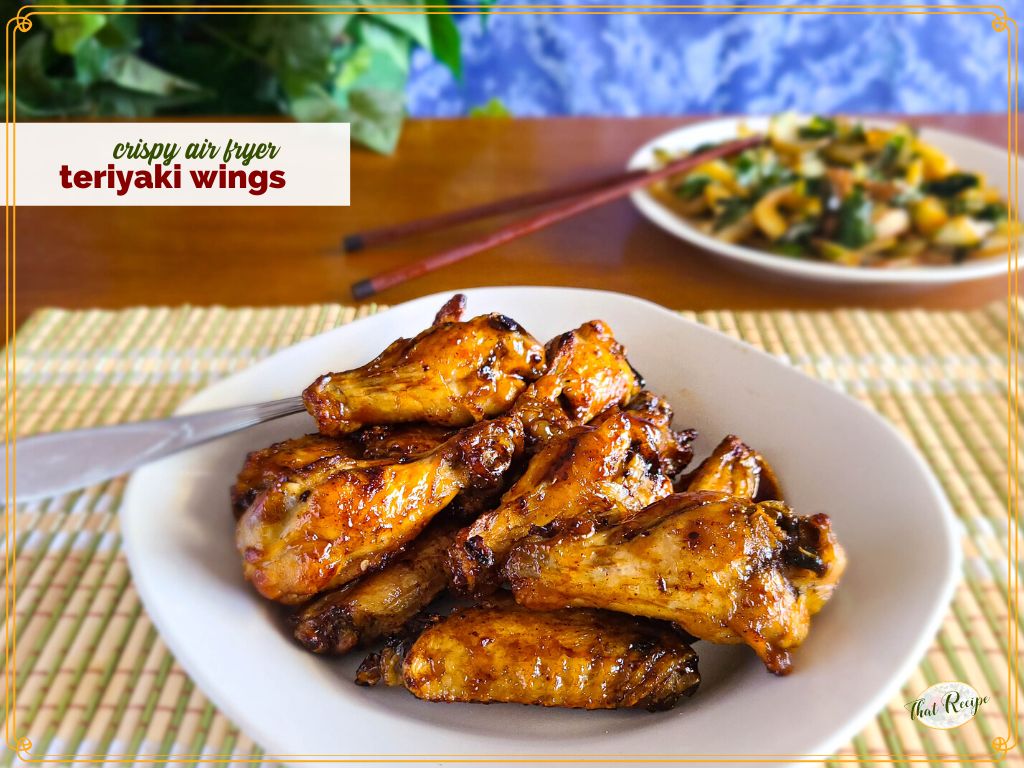 Crispy Air Fryer Teriyaki Wings