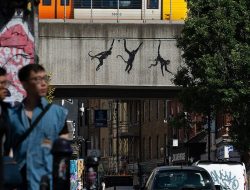 Banksy reveals third London masterpiece in three days Banksy reveals third London masterpiece in three days