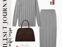 Chunky Knit Sweater Set Styling Tips Chunky Knit Sweater Set Styling Tips