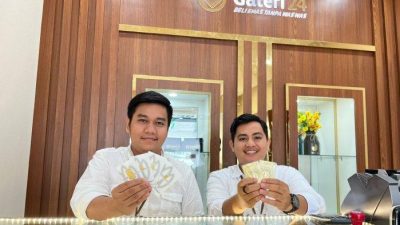 Harga Emas di Galeri 24 Pegadaian Pangkalpinang Mulai Turun