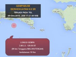 Gempa 6.9 SR Mengguncang Laut Maluku, 14 Juli 2025 Gempa 6.9 SR Mengguncang Laut Maluku, 14 Juli 2025
