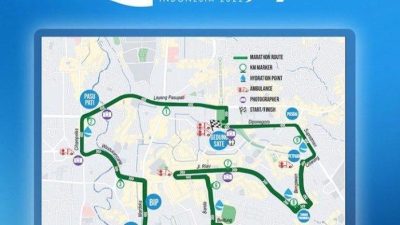 Rute Jalan Bandung yang Ditutup Saat Pocari Sweat Run 2025