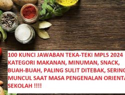 Teka-Teki Makanan dan Minuman di MPLS Sekolah Menengah Teka-Teki Makanan dan Minuman di MPLS Sekolah Menengah