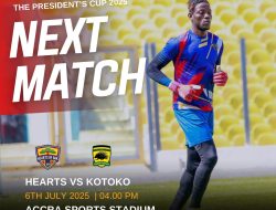 Hearts vs. Kotoko: Ready for the President’s Cup Showdown! Hearts vs. Kotoko: Ready for the President’s Cup Showdown!