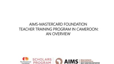 African Institute for Mathematical Sciences Inspires STEM Passion in Students
