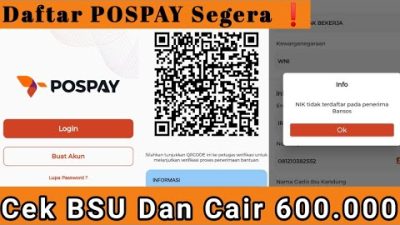 Cara Membuat QR Code Pospay BSU 2025 Senilai 600 Ribu