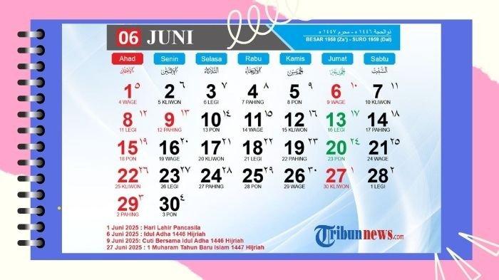 Jadwal Libur Agustus: Catat Tanggalnya, Lengkap Senin-Kamis dan Yaumil Bidh
