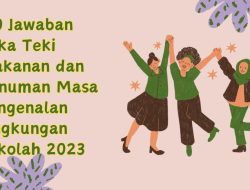15 Teka-Teki Makanan dan Minuman untuk Tugas MPLS 2025