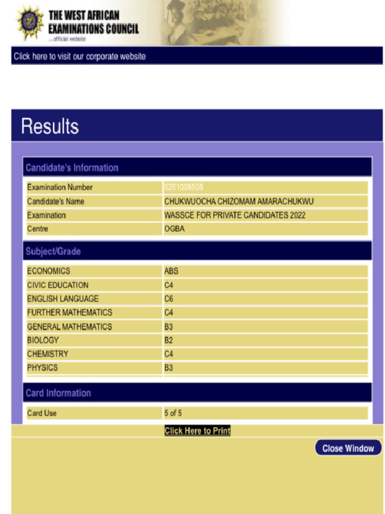 WAEC Grading Crisis