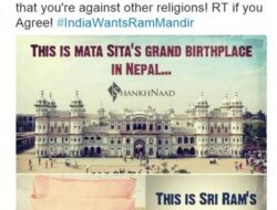 Govt Spreads False Temple Alert