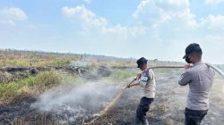 Ipda Donald Junus Halomoan Gugur Memadamkan Kebakaran Hutan di Rokan Hilir