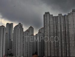 BMKG: Jabodetabek Diguyur Hujan Sore, Pagi Cerah Lagi
