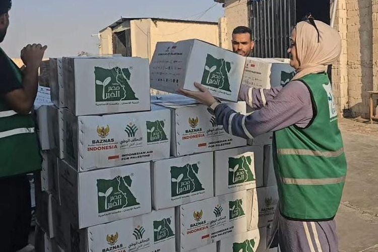 BAZNAS Siapkan 55.000 Paket Makanan untuk Bantu Warga Palestina