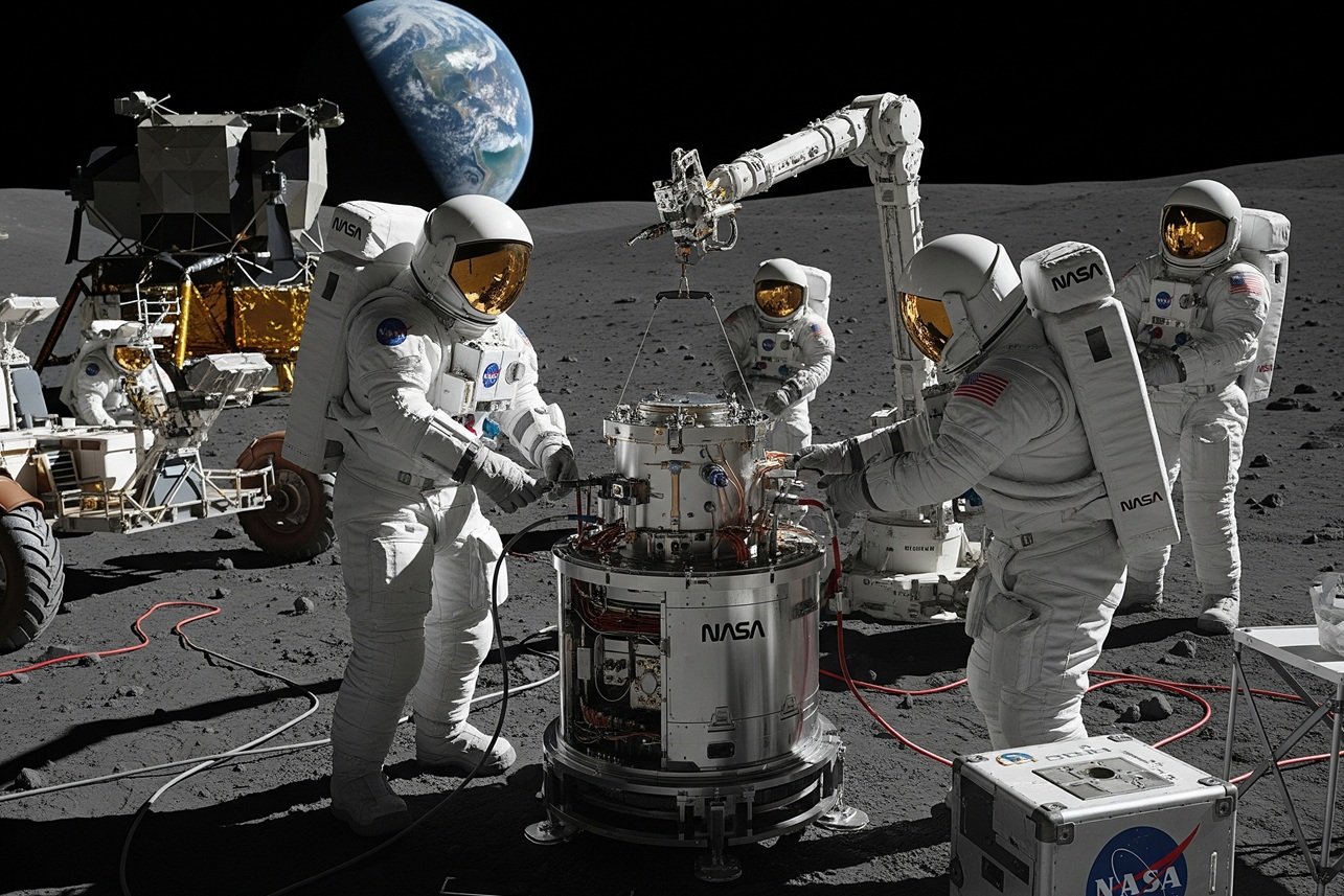 Trump Minta NASA Bangun Reaktor Nuklir di Bulan Segera