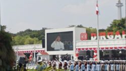 Momen Pengibaran Bendera Merah Putih di Istana, Paskibraka Bentuk Formasi 80