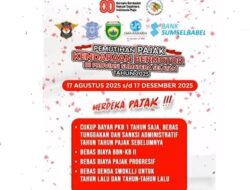 Sumsel Gelar Pemutihan Pajak Kendaraan, 4 Keringanan untuk Penunggak Sumsel Gelar Pemutihan Pajak Kendaraan, 4 Keringanan untuk Penunggak