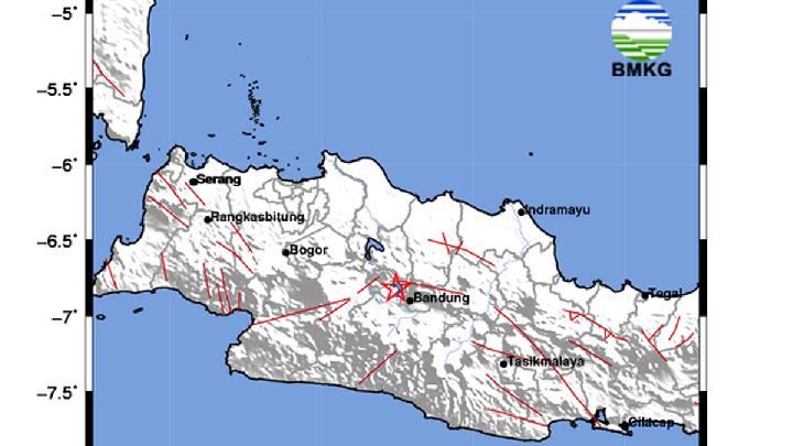 Gempa Kelima di Sesar Lembang Hari Ini