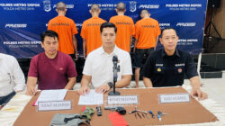 Polres Metro Depok Tangkap Pencuri Motor Bersenjata
