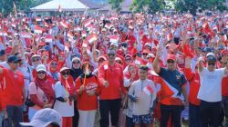 Jalan Sehat Keliling Pulau Maitara Tidore Rayakan HUT ke 80 RI